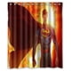thumbnail image 1 of Cortina de ducha de Superman, juego de cortina de baño con ganchos, tamaño 60 x 72 pulgadas, 1 of 3