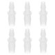 thumbnail image 1 of Reductor de Espiga de Manguera, 6 Piezas Conectores de 3/8" a 1/4" ID de Manguera, Empalme de Tubo de Plástico, Adaptador Reparador, Blanco, 1 of 7