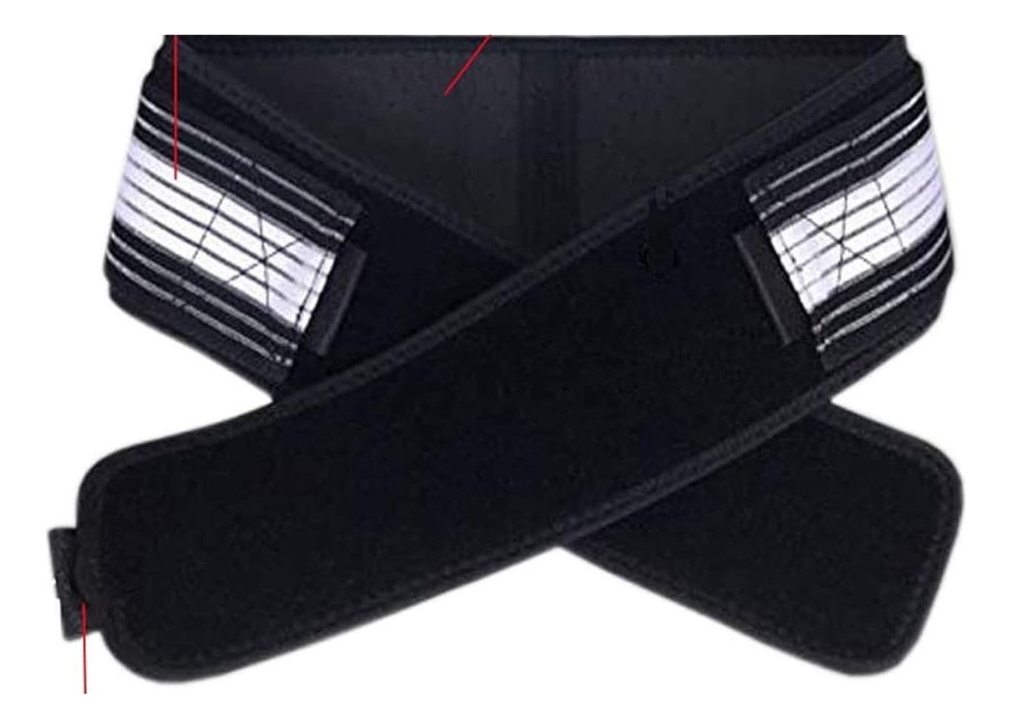 Genérico - Faja Envoltura Lumbar Cadera Pelvico Cinturon Compresion Lau
