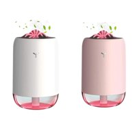 Total Click - Mini Humidificador Difusor De Aromas 7 Colores Led 260Ml