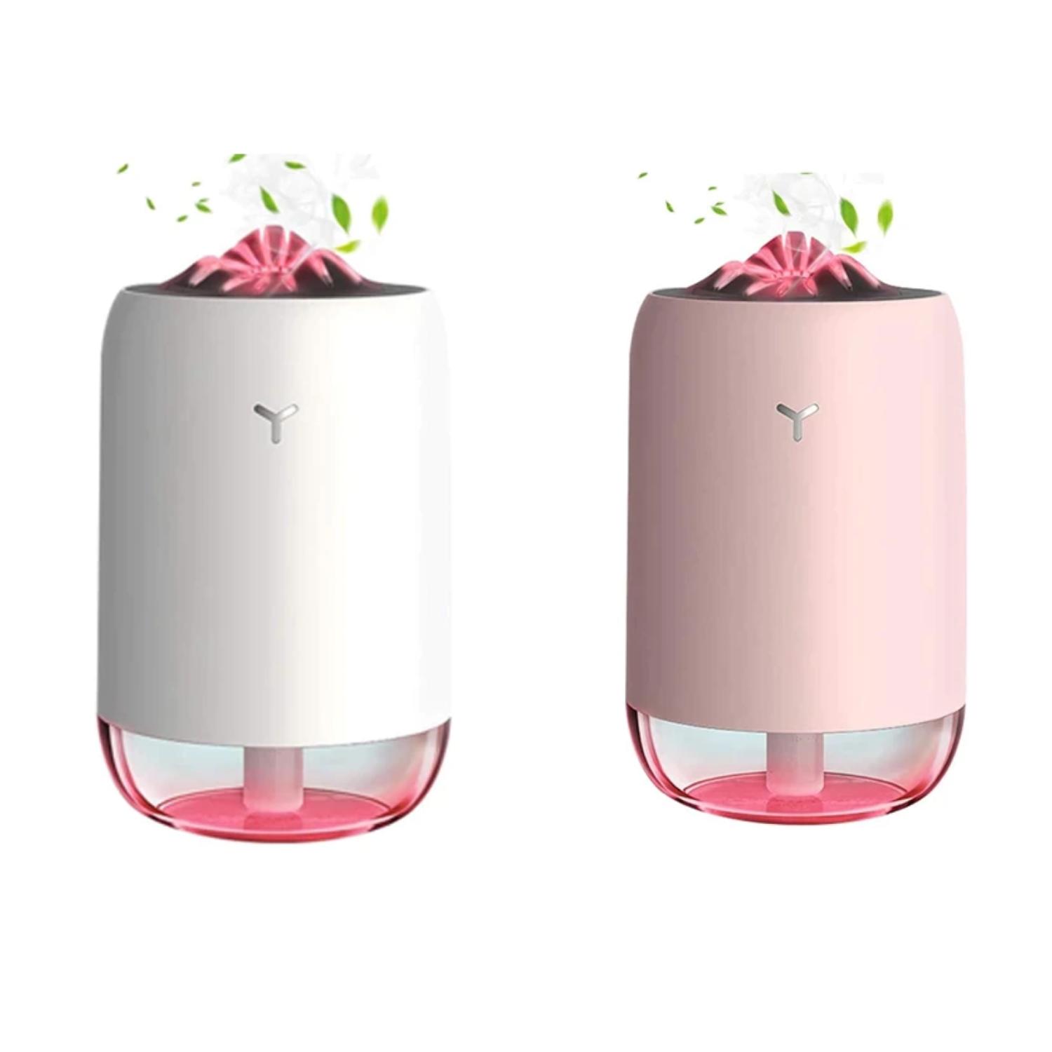 Total Click - Mini Humidificador Difusor De Aromas 7 Colores Led 260Ml