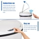 thumbnail image 5 of Bote de basura BestOffice con sensor automático sin contacto, 50 L, blanco, 5 of 7