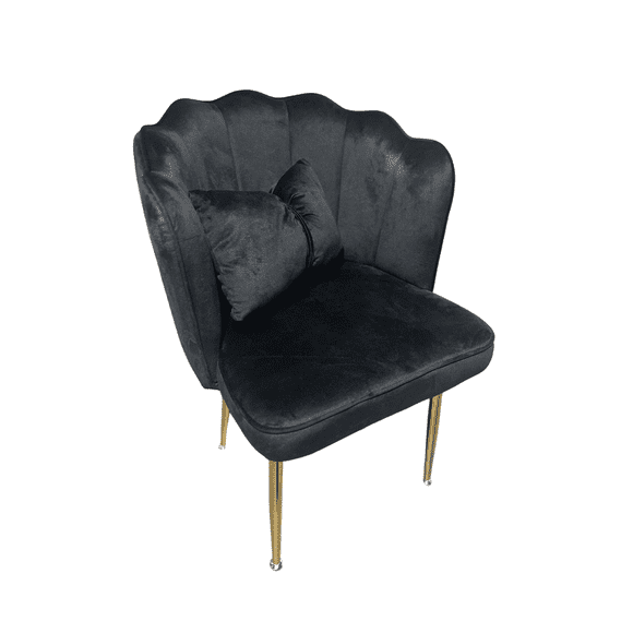 Sitial Fancy Con Cojin - Negro