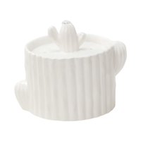 Magideal - Fuente De Agua Automática Para Gatos, Dispensador De Agua, Dispensador De Agua, Fuente De Bebida Usb Silenciosa, Para Gatos De Interior, Cachorros, Blanco