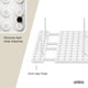 thumbnail image 5 of Bandeja organizadora para cajones y armarios de cocina Umbra Peggy White, 5 of 6