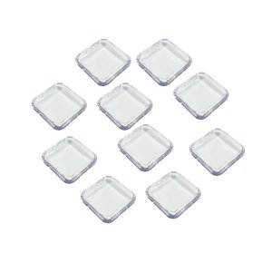 Ioensy - 10 Piezas Prensa En Caja De Almacenamiento De Uñas Caja De Embalaje De Uñas Para Uso Doméstico Salón De Uñas Transparente