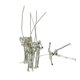 thumbnail image 1 of 6 Piezas Cuerpo De Esqueleto Humano Mu?ecas DIY Colgantes Joyería Makings Plata Tibetana, 1 of 3