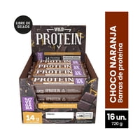 Wild Protein - Bar Proteina Chocolate Naranja 45G 16U