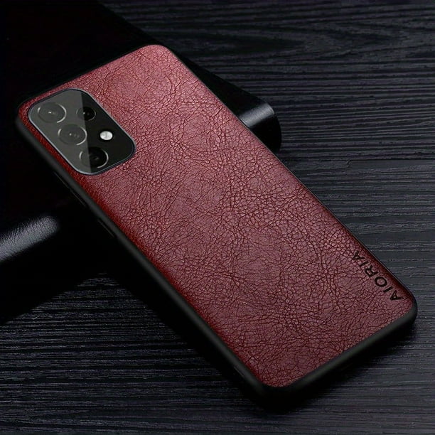 Case For Samsung Galaxy A53 A13 4G 5G Huma Vintage Artificial Leather Coque Soft Cover For Iphone Galaxy A53 Case Huma