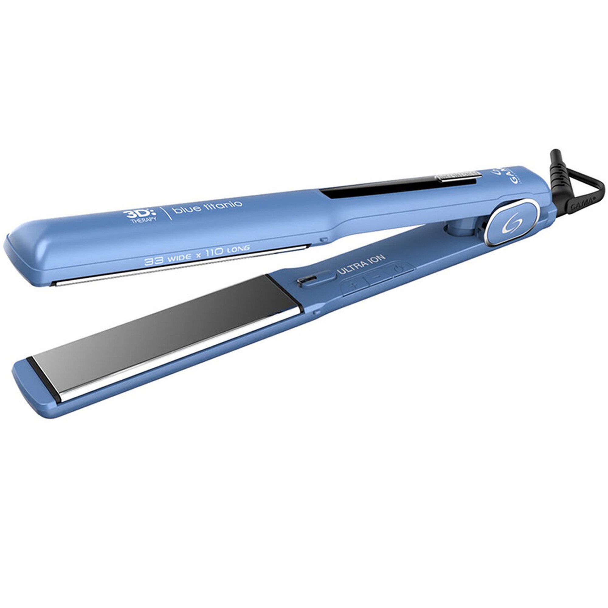 Plancha Alisadora Gama Starlight Blue 3D Titanio Ion