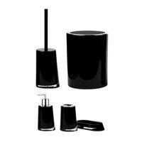 Bothyi - Accesorios De Baño Set De Baño Con Estilo Para El Hogar Para El Apartamento Del Hotel Negro