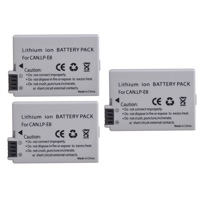 Genérico - 3 Baterías Lp-E8 Canon Alternativa