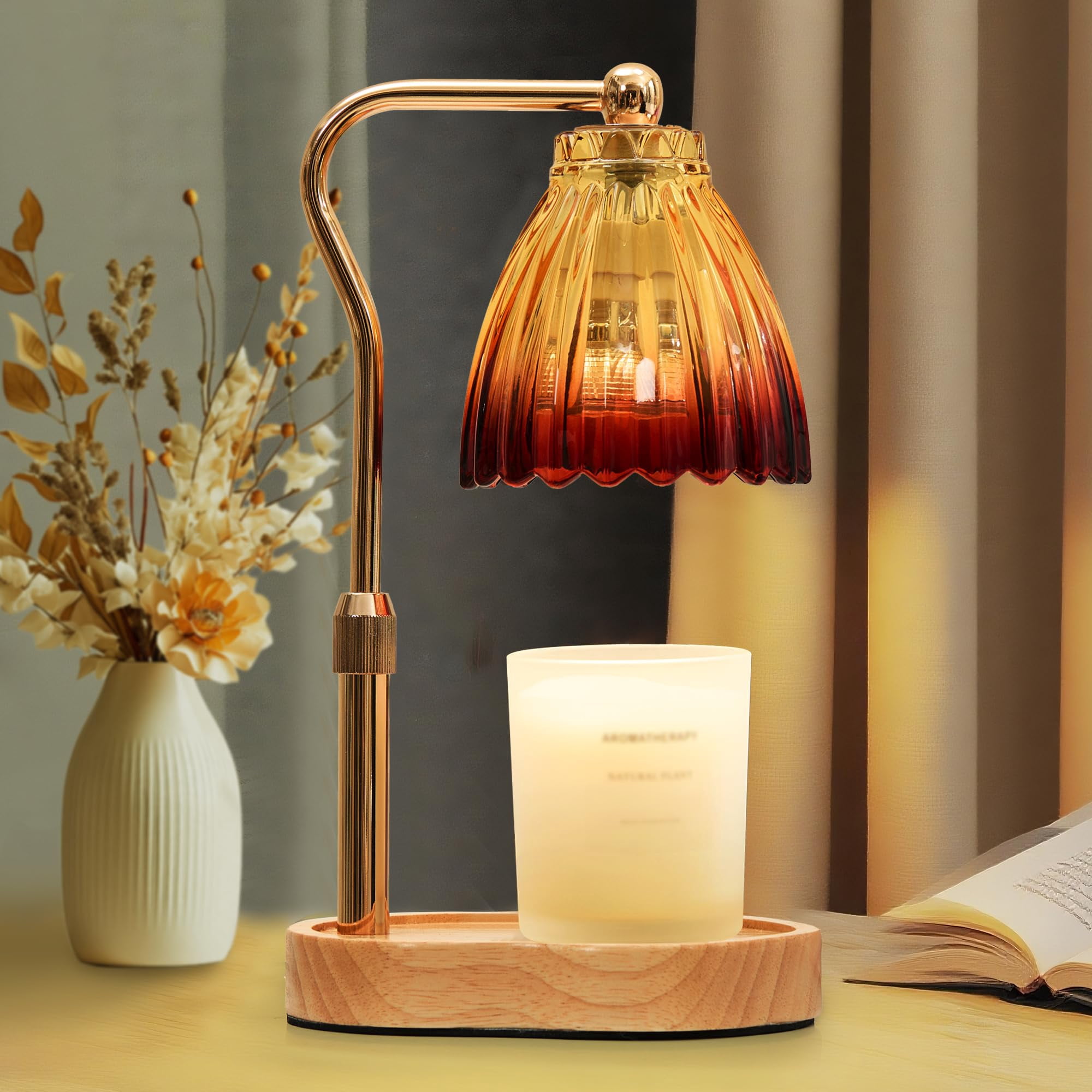 Lámpara Calentadora De Velas Vankada Vintage Para Decoración Del Hogar Con Temporizador