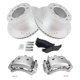 thumbnail image 3 of Kit de frenos traseros TRQ de cerámica ventilados para Dodge Ram 3500, 3 of 9