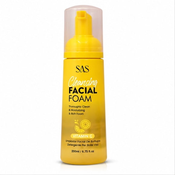 Limpiador Facial De Espuma Burbujas Vitamina C Sas