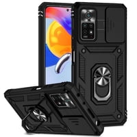 Estuche Gangxun Para Xiaomi Redmi Note 12 Pro 4G, Soporte Giratorio 360°, Estilo Mecánico Y Magnético