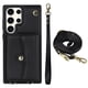 thumbnail image 1 of Crossbody PU Leather Phone Case For Samsung Galaxy S23 S22 Plus Note 20 Ultra Wallet Card Slots Magnetic Lanyard Cover, 1 of 3