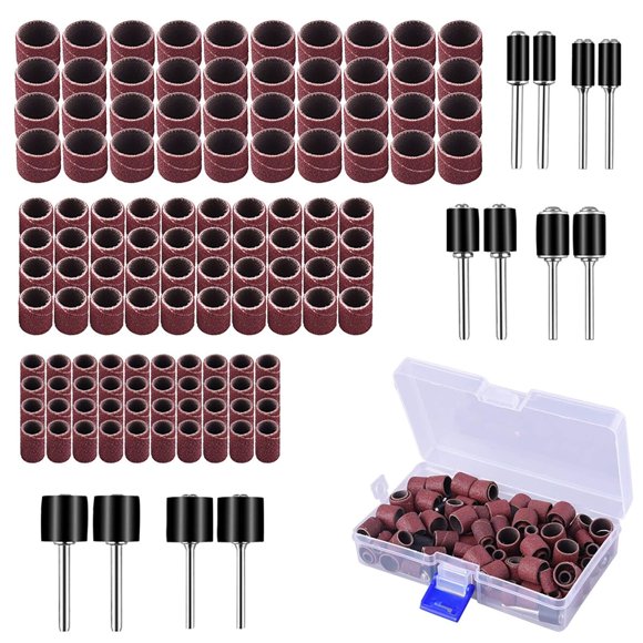 Set de lijado AUSTOR de 132 piezas, grano 120