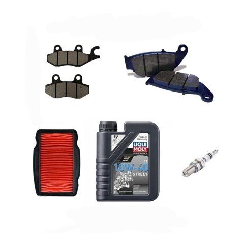 Liqui Moly - Kit Mantencion Moto Honda Cb190R / Invicta 150 / Storm 125 Gris