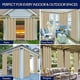 thumbnail image 3 of Cortina Exterior PureFit 52x84cm Beige Impermeable UV Grommet, 3 of 3