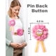 thumbnail image 2 of Set de faja de maternidad Noah Baby Mom to Be Dad to Be Pink Flower, 2 of 7