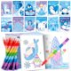 thumbnail image 1 of Libros para colorear BenLouis 12 Frozen con 12 crayones apilables para niños, 1 of 7