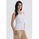 thumbnail image 2 of Polera Mujer Rib Lisa Blanco, 2 of 4