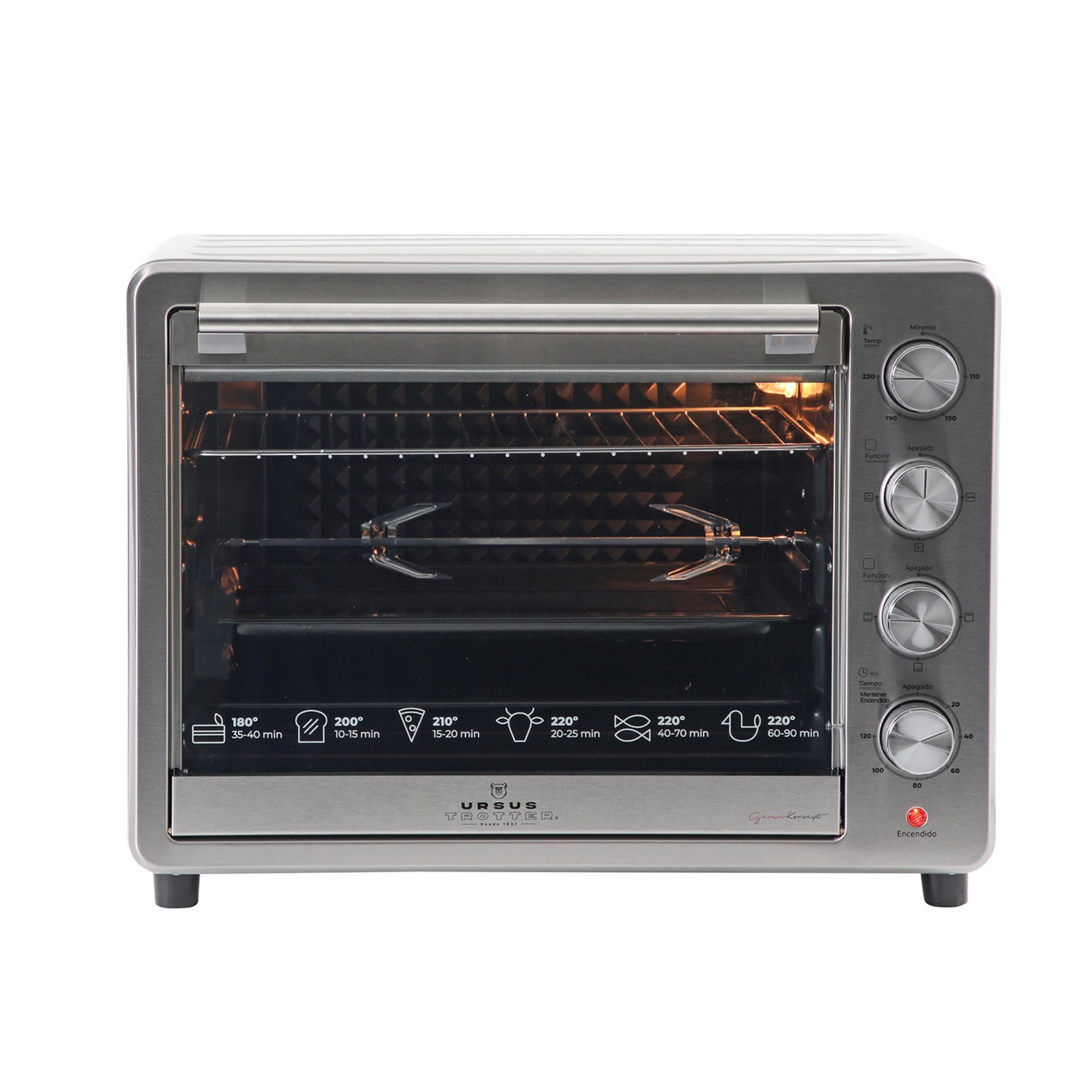 Ursus Trotter - Horno Eléctrico Ut-Backofen Pro-I 60 Litros Plateado