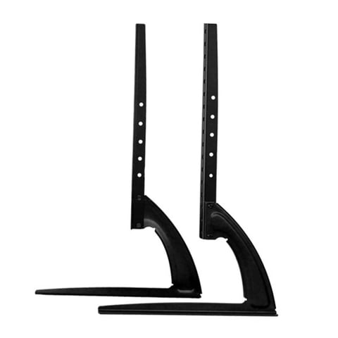 Magideal - Soporte Para Tv, Soporte Para Tv, Pies De Pedestal Para Base De Tv, Soporte Para Tv De Mesa Con Base De Acero Para Televisores De Pantalla Plana De 26