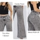 thumbnail image 3 of Jeans Estilo Palazzo Mujer Push Up Gris Full Elasticado, 3 of 7