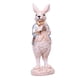 thumbnail image 3 of Estatua De Conejo De Pascua, Figura De Conejo Para Chimenea, Centro De Mesa, Pasillo, Flor Plateada, Ropa Plateada, 3 of 5