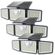 thumbnail image 1 of Luces solares daphino 2500LM para exteriores con sensor de movimiento de 3 cabezales, 1 of 8