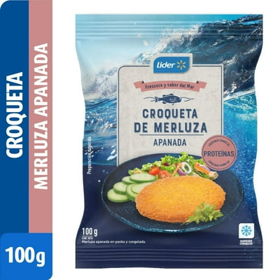 Croqueta De Merluza Apanada 100 G Lider