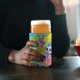 thumbnail image 4 of Do Re Mi Funda enfriadora de latas, aislante de bebidas para mantener frías o calientes, funda térmica plegable para latas, portabebidas reutilizable, 4 of 6