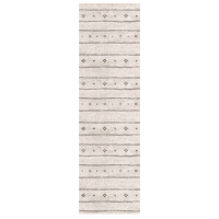 Bazhars - Alfombra Pasillo 70X240 Cm Kendi Nor H0813 Grey D99