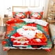 thumbnail image 1 of Christmas Bedding Set Duvet Cover Comforte 3D Children'S Cute Printed Cartoon 100% Polyester 3-Piece Set 1 Quilt Cover Bed Sheets, 1 of 5