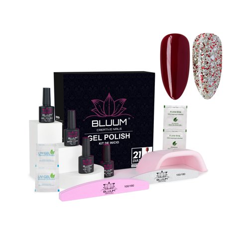 Bluum Creative Nails - Kit Inicio Esmaltado Permanente Profesional Bluum