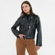 thumbnail image 2 of Chaqueta Mujer Biker Ecocuero Negro Corona, 2 of 5