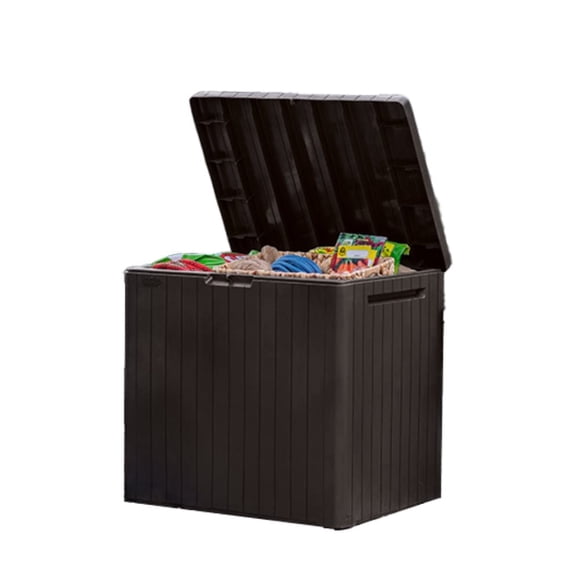 Caja de Almacenamiento para Exterior Keter City 114L Resina Marrón
