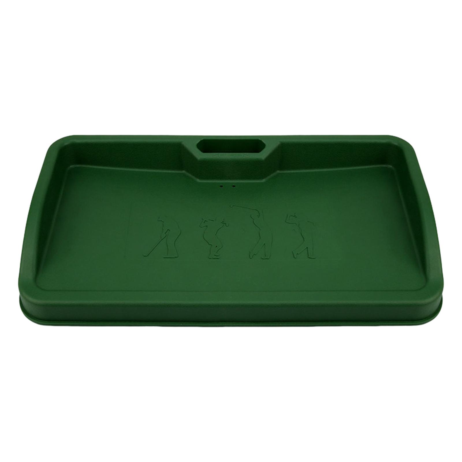 Ioensy - Contenedor De Suministros De Golf Bandeja De Pelotas De Golf De Gran Capacidad Para Campos De Golf Home Green