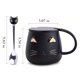 thumbnail image 2 of Taza de café Angelice Home Black Cat Ceramic 380 ml con cuchara, 2 of 8