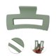 thumbnail image 3 of Unique Bargains 1 Pc Clip de Cabello Rectangular Escarchado para Peinados en Casa Verde Militar, 3 of 5