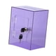 thumbnail image 4 of Caja De Ahorro De Dinero De Acrílico Con Cierre, Tarro De Ahorro Transparente Para Dormitorio De Ni?os Y Adolescentes, Violeta, 4 of 5