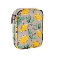 Magideal - Estuche Para Ganchos De Ganchillo, Bolsa Para Tejer Ganchos De Ganchillo, Organizador De Viaje Resistente Para Costura, Bolsa De Almacenamiento De Agu