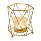 thumbnail image 3 of Portavelas De Cristal Tealight Candlestick Vela Votiva Oro 10x9x11cm, 3 of 5