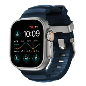 Correa Para Apple Watch Nomad Rocky Point Azul Atlántico 46/49 Mm