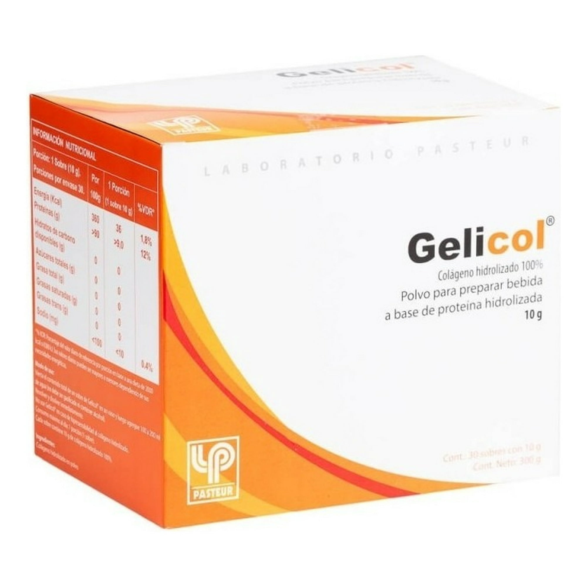 Pasteur - Gelicol Colageno En Polvo 10gr X30sob.