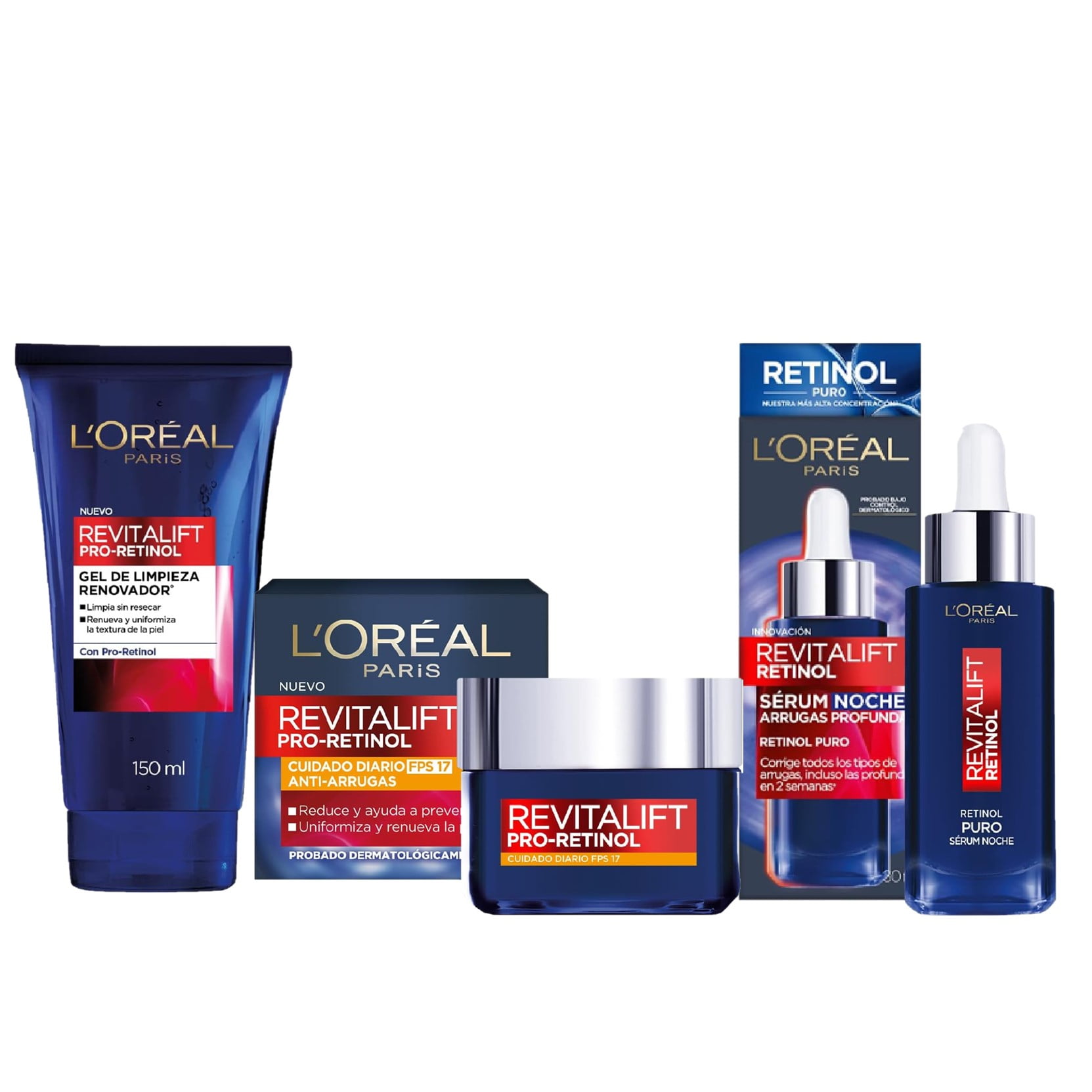 Rutina Facial Revitalift Pro-retinol Loreal
