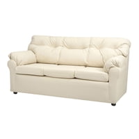 Muebles Altiro - Sofá Mateo 3 Cuerpos - Cuero Sintético Pu Beige