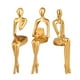 thumbnail image 1 of 3 Estatuas De Pensamiento, Estatuilla De Resina, Arte Coleccionable Para Decoración Del Hogar, 1 of 3